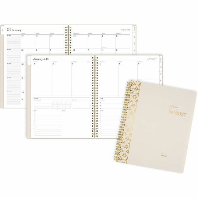 ACCO Brands AT-A-GLANCE Planner Ws Wm Large Champagne AAG160690544