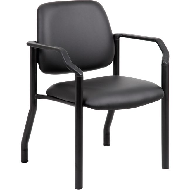 Boss Office Products Chair Guest Antimicrobial 300L BOPB9591AMBK