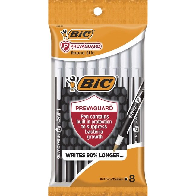 BIC Corporation Pens Antmicrobial 8PKBK BICGSAMP81BK
