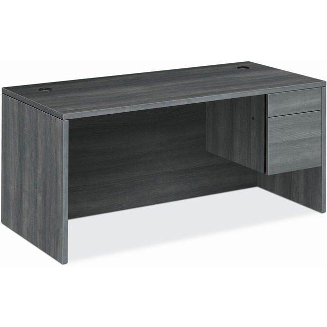 The HON Company Desk Red 1B1FDRAWER 66"W HON10583RLS1