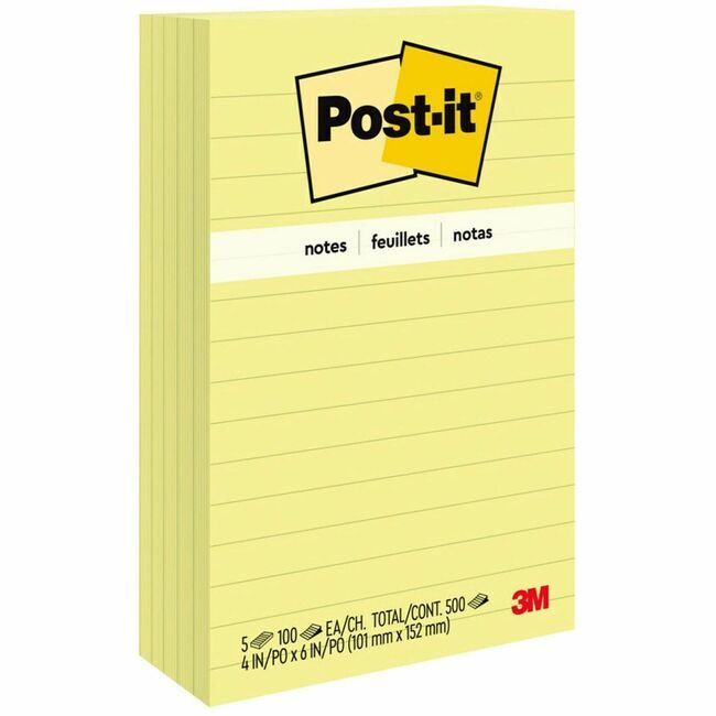 3M Company Note Post-It Rld 5 Pack Yw MMM660-5PK