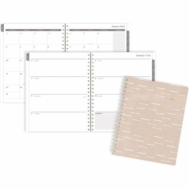 ACCO Brands AT-A-GLANCE Planner Weekly/Monthly 5X8 Desrt Grain AAG1845905
