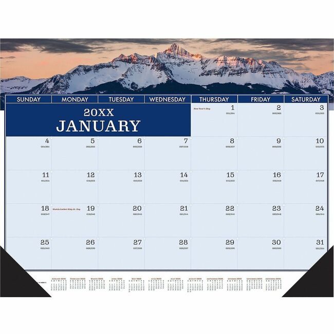 House of Doolittle Desk Pad Cy Americana 22X17 HOD141