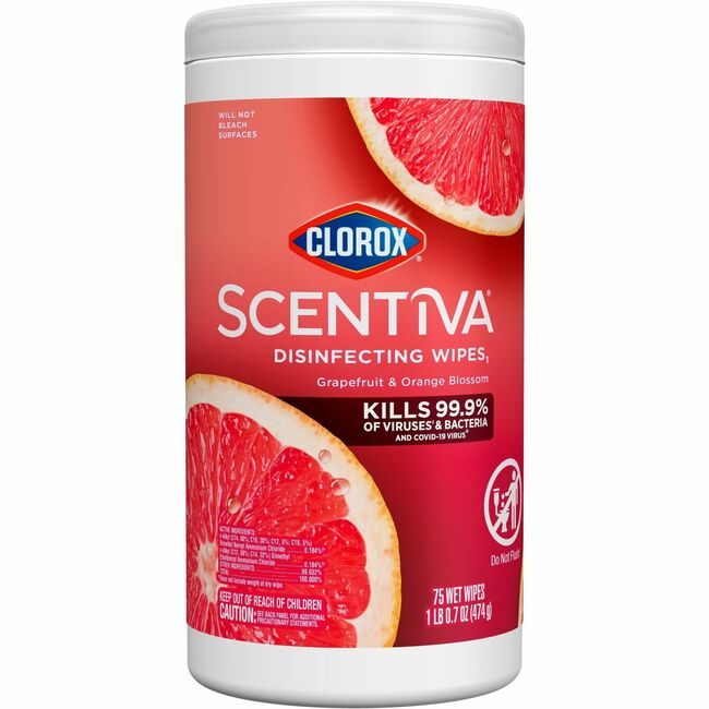 CloroxPro / Clorox The Clorox Company CloroxPro / Wipes Dsnfct 75CNT CLO60036