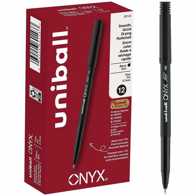 Mitsubishi Pencil Co. / uni-ball Pen Onyx 0.7MM Black UBC60143