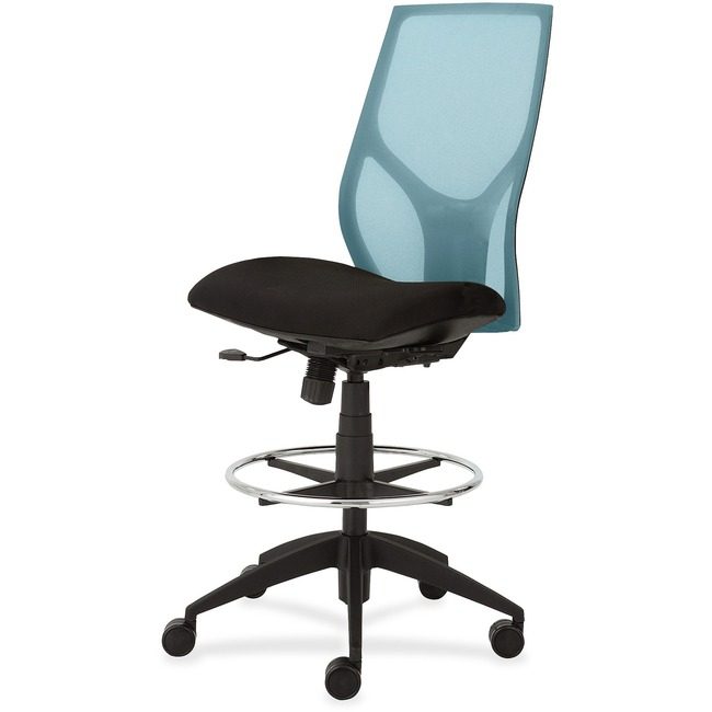 9to5 Seating Low Stool W/ Blk Seat Arml NTF1468Y100M801