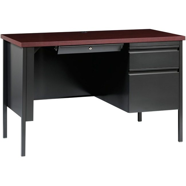 Lorell Desk 24X45.5 Sngl Ch/Mah LLR66949