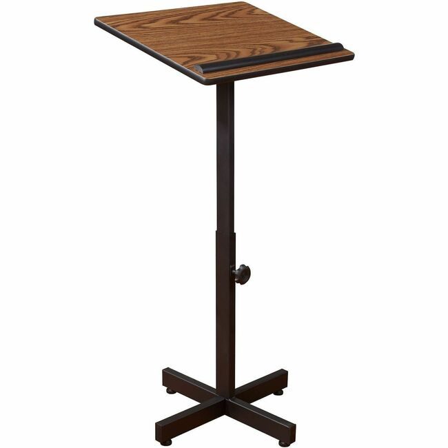 National Public Seating Lectern Present Med Oak NPS70MO