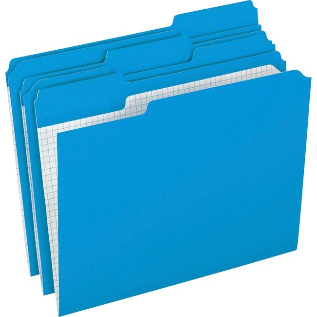 Pendaflex Folder Letter Double 11PT 1/3 Blu PFXR15213BLU
