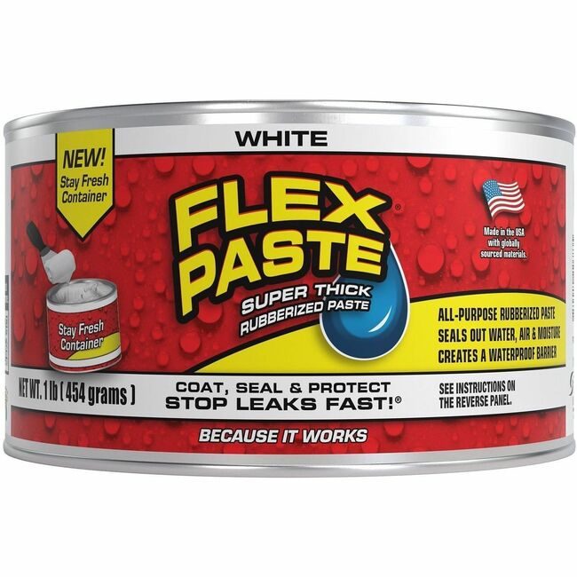 Swift Response, LLC Flex Seal Paste 1LB White FLXPFSWHTR16