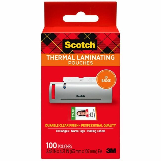 3M Company Pouch Therml Bdge 100 Clear MMMTP5852100