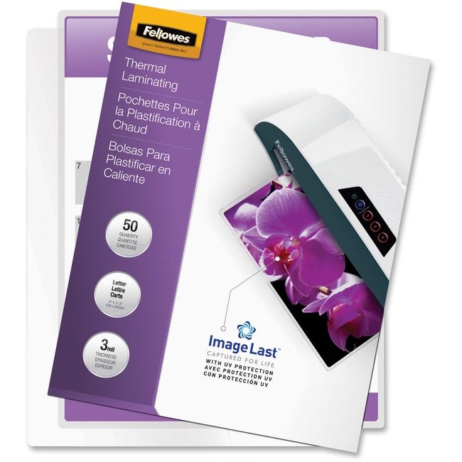 Fellowes Brands Pouch Laminate Letter 3MIL FEL52225