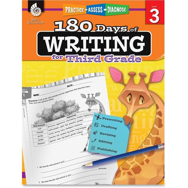 Teacher Created Materials / Shell Education Book 180 DAYS WRITING GRD 3 SHL51526