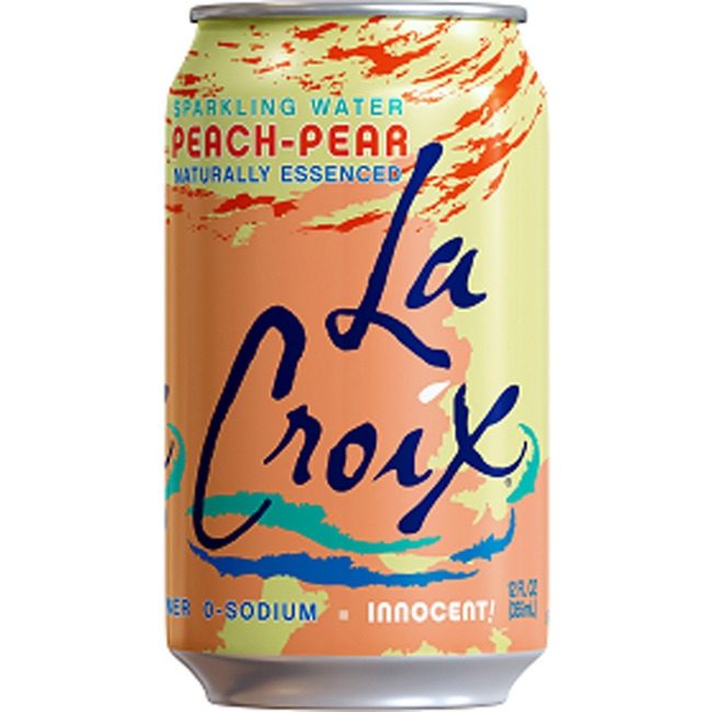 National Beverage Corp. LaCroix Water Sprk Peach Pear 24/CT LCX40102