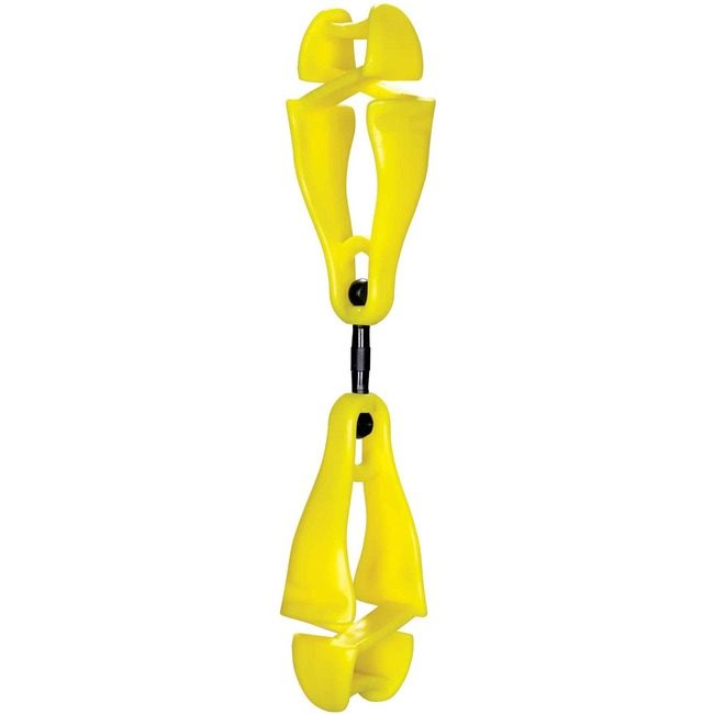 Ergodyne Glove Clip Swiveling Lime EGO19419