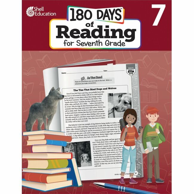 Teacher Created Materials / Shell Education Book 180 DAYS READ 2ND GR 7 SHL135158