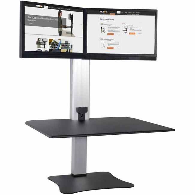Victor Technology Desk Dual Standing Elec VCTDC450