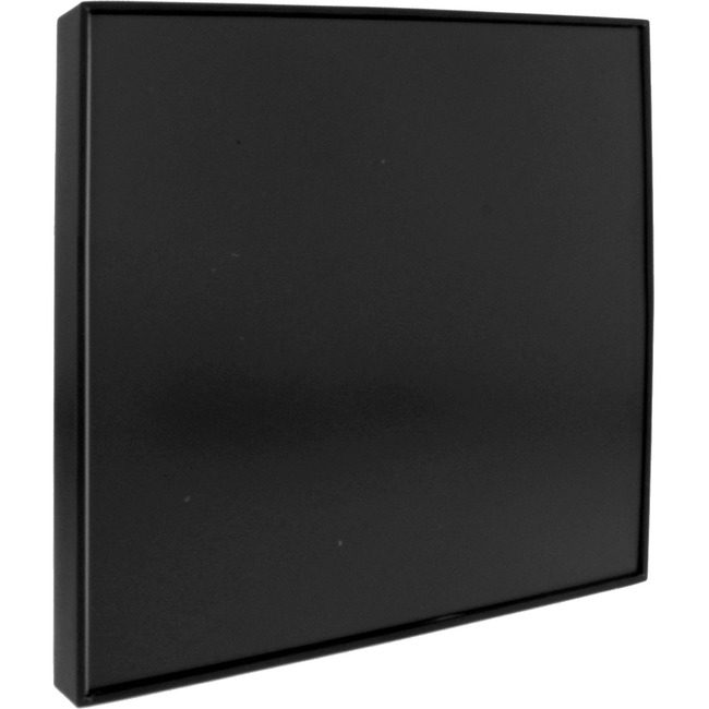 Lorell Sign 10"X10" Snap Plate Black LLR02652