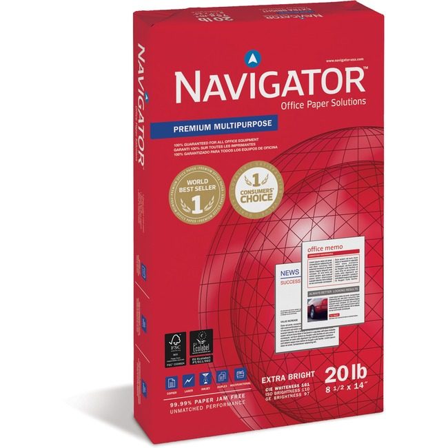 The Navigator Company Discovery Paper 20# 97BR 8.5X14 Brw SNANMP1420