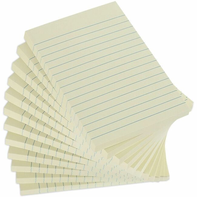 Universal Office Products Note 4X6 RCYC 12/PK Yw UNV28073