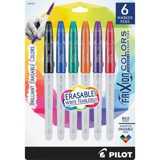 Pilot Corporation of America Marker Eraseable Fx Assorted 6 Pack PIL44153