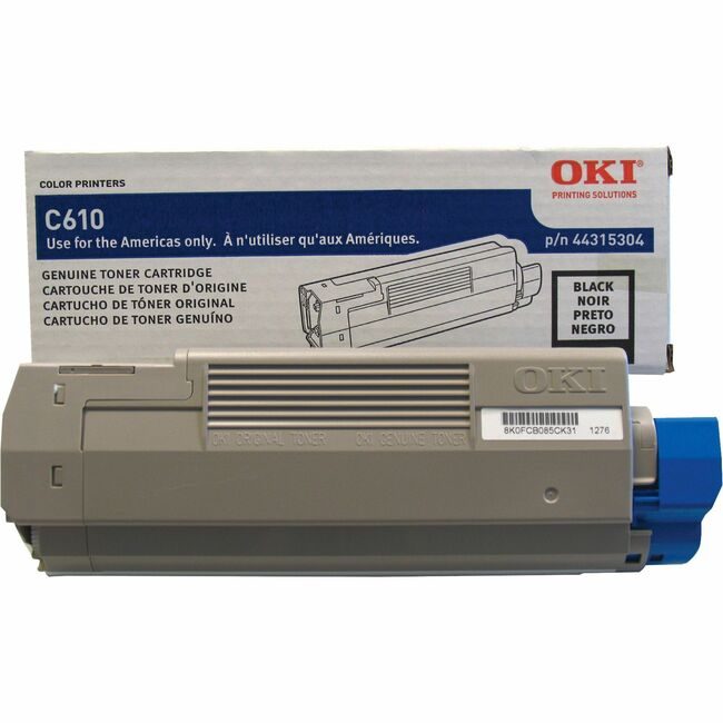 OKI Data Crtdg Toner C610 SRS 8K Black OKI44315304