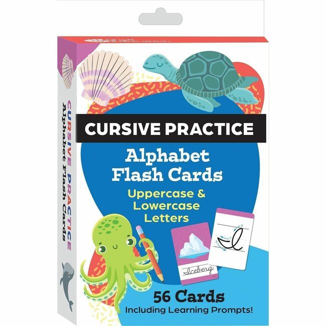 Teacher Created Materials / Shell Education Cards Flash Cursive A-Z SHL155899