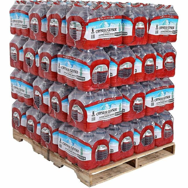 Crystal Geyser Water Company Spring 1GAL Natural CGW12514PL