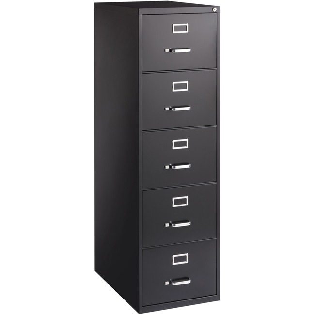 Lorell File Vrt 5DR 26.5" Legal Black LLR48501
