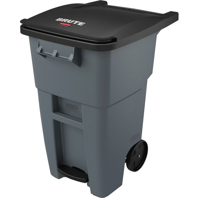 Rubbermaid Commercial Products Rollout Step 50 GAL Gray RCP1971956