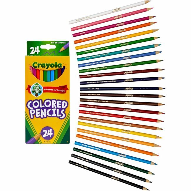 Crayola LLC Pencil Colored 24/SET CYO68-4024