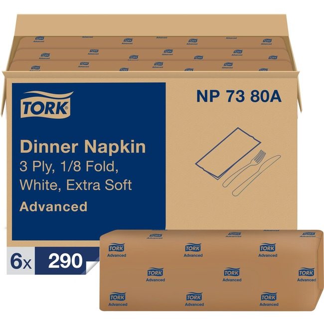 Essity Tork Napkins 3PLY White TRKNP7380A