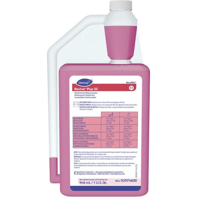 Diversey Cleaner Flr Mntnr 32OZ 6 DVO92974600