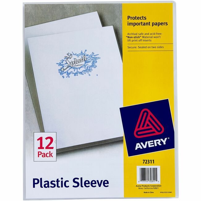 Avery Products Corporation Sleeve Plastic Ltwght 11X8 AVE72311