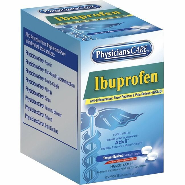 Westcott / Acme United Acme United Corporation Westcott / Tablets Ibuprofen 125 Pack ACM90109