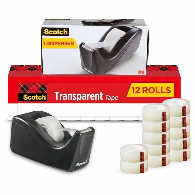 3M Company INVISIBLE CLEAR TAPE 12PK MMM6200K12