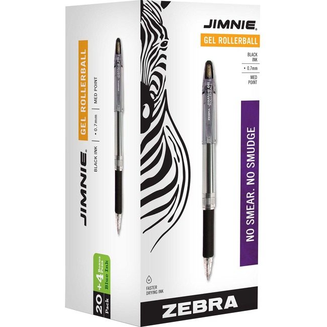 Zebra Pen Corporation Jimnie Gel 0.7 Black ZEB14410