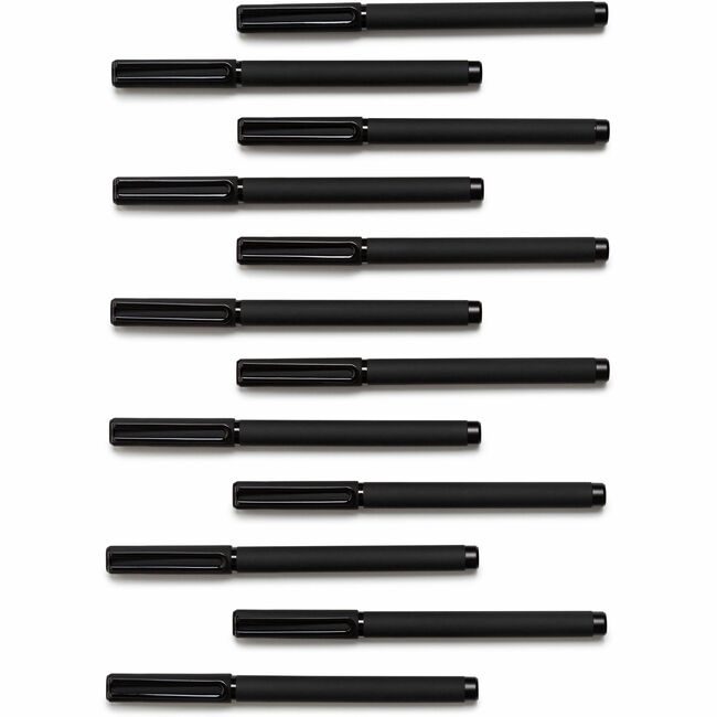 U Brands Pens Porus Catlna Black 12 Count UBR5007U0124