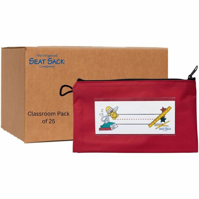 The Original Seat Sack Company Pouch Pencil 25 Pack Red SSK40191