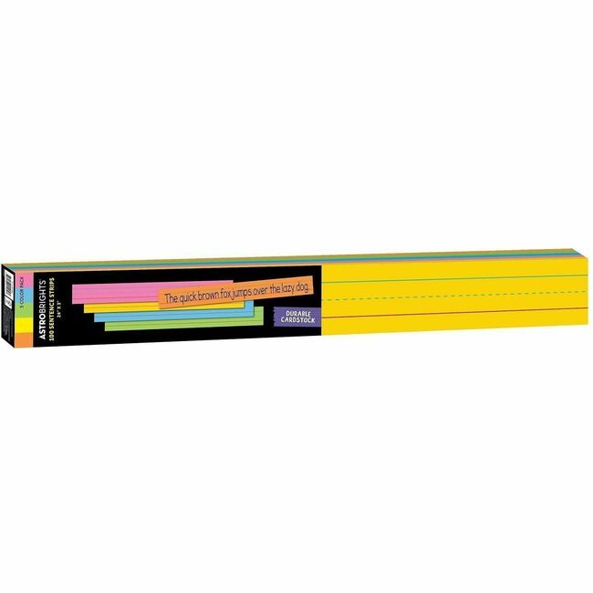 Neenah Paper, Inc. Astrobrights Sentence Stips Assorted WAU91992