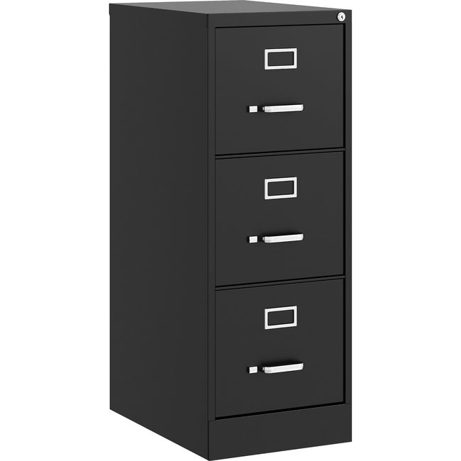 Lorell File Vrt 3DR 22" Letter Black LLR42297