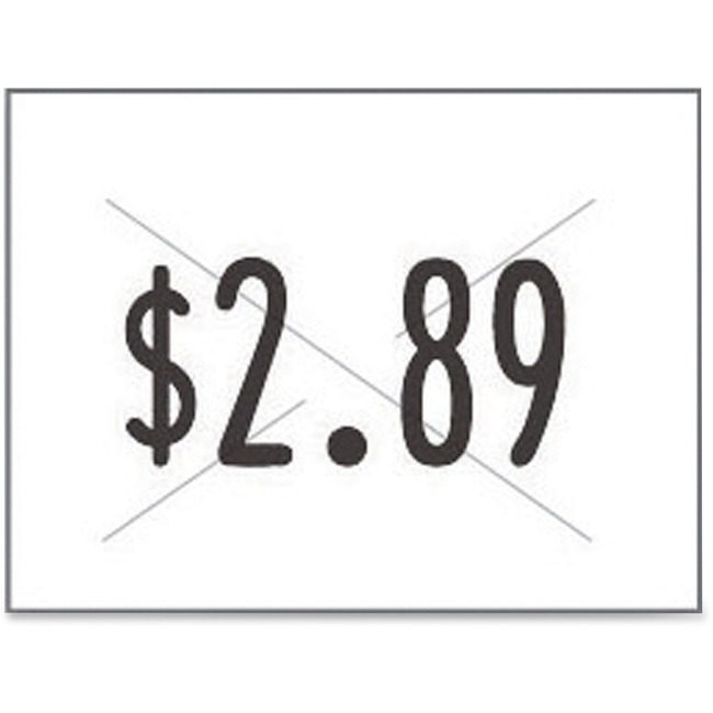 COSCO / Consolidated Stamp Consolidated Stamp Manufacturing COSCO / LABELS 2-LINE WHITE 3/ROLLS COS090949