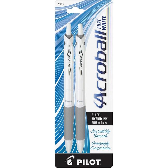 Pilot Corporation of America Pen Acroball Fn Black 2 Pack PIL31895