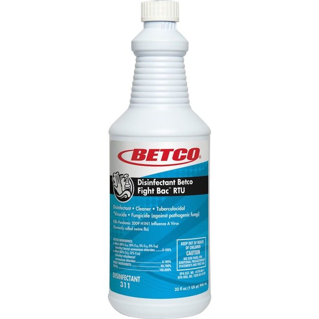 Betco Corporation Disinfectant Fightbac Rtu BET3111200