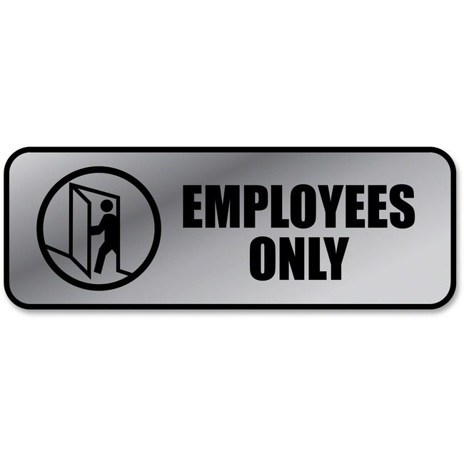 COSCO / Consolidated Stamp Consolidated Stamp Manufacturing COSCO / Sign Employees Only Me Sv COS098206