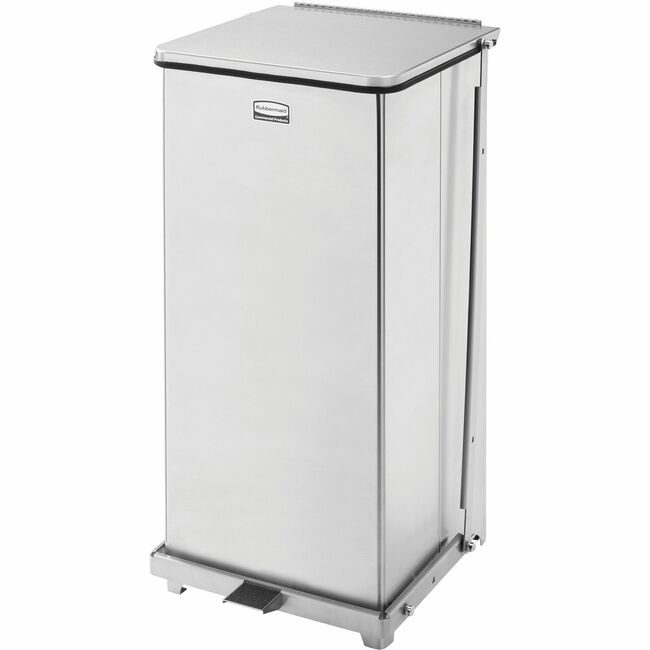 Rubbermaid Commercial Products Receptacl Stp-On 13GAL Stst RCPST24SSPL