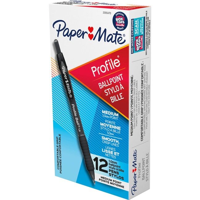 Newell Brands Paper Mate Pen Prfl Pm 1.0MM Black PAP2095470