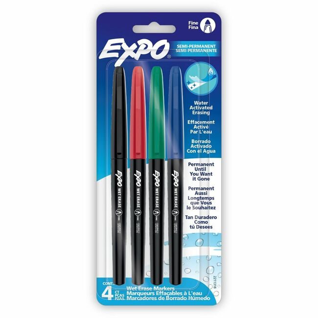 Sharpie / Expo / Prismacolor / Sanford Newell Brands / Sanford Sharpie / Expo / Prismacolor / Marker We Fn Assorted 4 Count SAN2211318