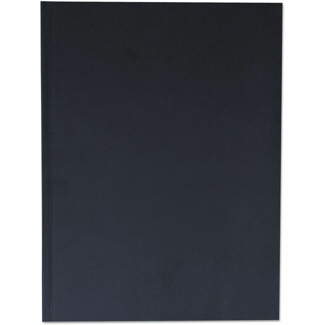 Universal Office Products Notebook Bound Linen Black UNV66353