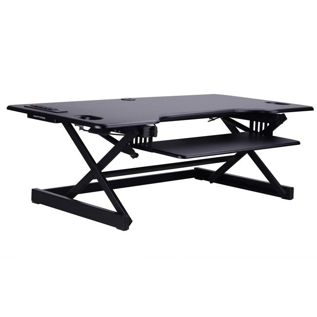 Rocelco Riser Desk 46" Ac/Usb Deluxe B RCLRDADRB46A